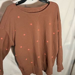 Lou & Grey small rust colored sweat shirt